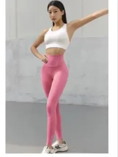 ゼクシィミックス　XEXYMIX レギンス　ピンク　L 新品タグ付き