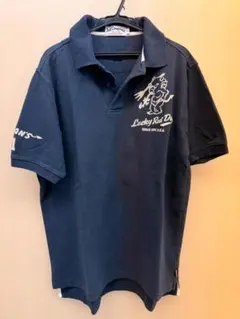 レッキーレッドデビル　メンズポロシャツ　XLサイズ