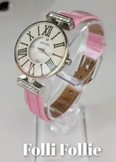 【Folli Follie】フォリフォリ レディース クォーツ 腕時計 稼働品