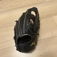 MIZUNO 野球 グローブ ブラック　子供用のサムネイル