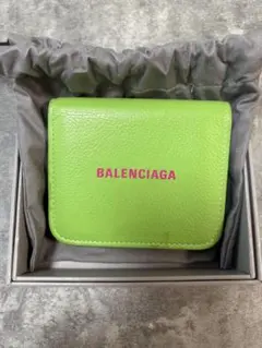 BALENCIAGA 二つ折り財布 グリーン