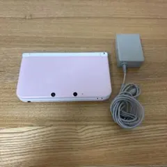 ニンテンドー3DSLL本体 ピンク/ホワイト タッチペン、充電器付き