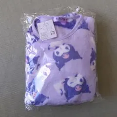 KUROMI フリースパジャマ 130 紫　ルームウェア　パジャマ　サンリオ