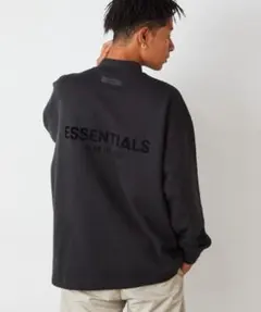 ESSENTIALS FEAR OF GOD ブラック 長袖カットソー
