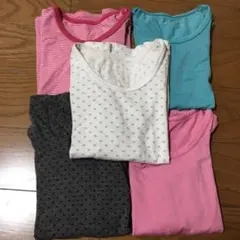 キッズ ユニクロ ヒートテック 100㎝ 長袖 5枚セット