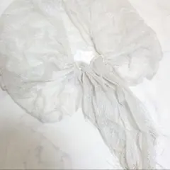 シルク混⭐︎組曲（KUMIKYOKU）パール付きショール