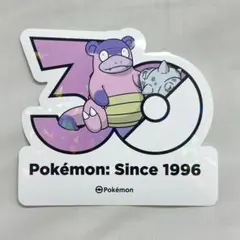 ゲ*コ様 韓国限定 ポケモン 30周年ロゴ ステッカー ヤドン ヤドラン