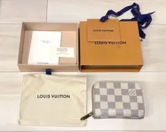 ルイヴィトン ダミエアズール ジッピー ピンク コインパース ジッピー 箱・袋付