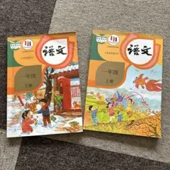 小学语文 1年级 中国語　小学1年生 国語教科書 上下2冊セット