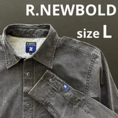 ★R. NEWBOLD長袖 シャツ カバーオール ダークグレー size L