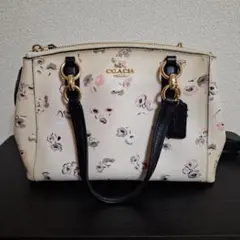 COACH コーチ ローズプリント 2way ショルダーバッグ 希少 人気 2026年最新】コーチシグネチャーローズプリント2wayバッグの人気