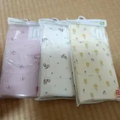 未使用未開封　UNIQLO　キッズスパッツ3点セット 120