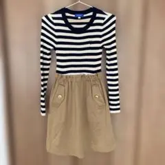 ブルーレーベル クレストブリッジの長袖ワンピース