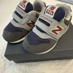 new balance 996 ベビーシューズ ネイビー/グレー/レッド