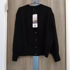 12/16まで値下げ●黒ニットカーディガン Vネック