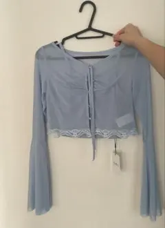 【値下げ】アンサンブルカーディガン 水色 ライトブルー