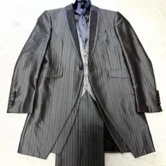 美品✨ お父様 衣装 結婚式 イタリア生地 B6 ジェントリーコート 