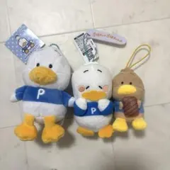 あひるのペックル ストラップ ぬいぐるみ