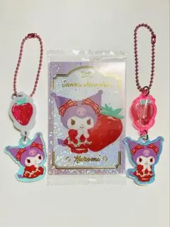 サンリオ ツインチャーム2種 と ウエハース10【レア】クロミ