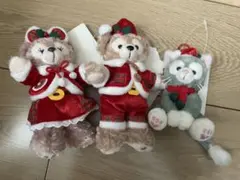 ダッフィー シェリーメイ ジェラトーニ ぬいバ キーホルダー クリスマス2016