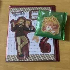 鬼滅の刃 バレンタイン アクリルスタンド アニマルバッジ 煉獄杏寿郎