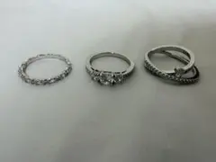 スワロフスキー リング シルバー