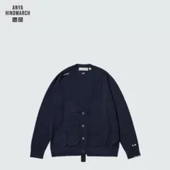 UNIQLO　 ANYA メリノ　オーバーサイズ Vネック　カーディガン