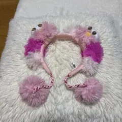 モッピー可愛いポンポン付きカチューシャ