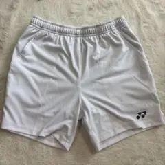 YONEX ホワイトハーフパンツ JP Mサイズ