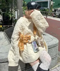 Alley Tokyo モンスターケーブルニットプルオーバー