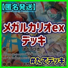 【新レギュ対応‼️】メガルカリオexデッキ ルカリオデッキ 構築済みデッキ