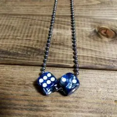 サイコロネックレス ロカビリー パンク ハンドメイド
