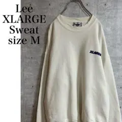 エクストララージ XLARGE 90s Lee USA製 スウェットM 白