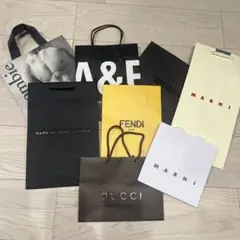 ショップ袋セット（GUCCI, FENDI, MARNI他）　おまとめ歓迎
