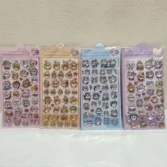クリスタルカメオシール4枚セット chiikawa