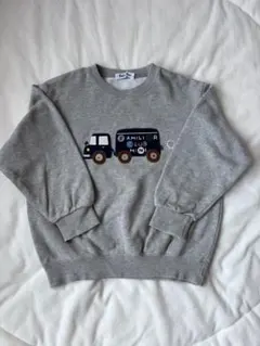 ファミリア　familiar トレーナー　110 トラック　車　グレイ