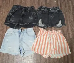 ショートパンツ４点セット　110-120