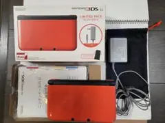 Nintendo 3DS LL オレンジ×ブラック 美品 （ソフト1本付き）