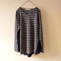 MELROSEclaireメルローズクレール　ボーダーニット