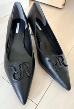 美品 RANDA モノグラムパーツベーシック パンプス　25㎝