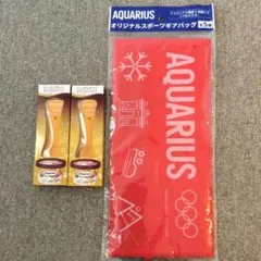 Häagen-Dazs オリジナルスプーンとAQUARIUS スポーツギアバッグのサムネイル