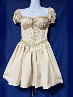 FASHION NOVAバックレースアップフレアミニワンピース