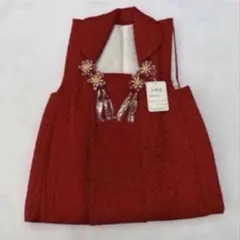 新品 正絹 被布単品 赤 あられ生地 - メルカリ