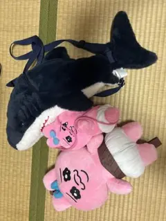 おぱんちゅうさぎのリュック2個セットサメカバン付きのサムネイル
