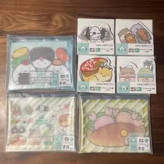 なんでもいきもの タイトーくじ F賞 ダイカットメモ帳 4種類セット コンプ
