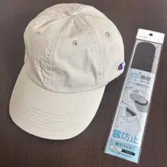 Champion キャップ ベージュ レディース 汗吸収シート付き