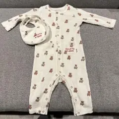 gelato pique クマ柄ロンパース70cm