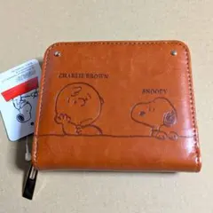 スヌーピー&チャーリー・ブラウン　二つ折り畳み財布☆のサムネイル