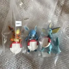 一番くじ　ポケモン　ちらりんフレンズ　シャワーズ・ブースター・グレイシア