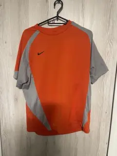 NIKE Dri-FIT Tシャツ オレンジ グレー M